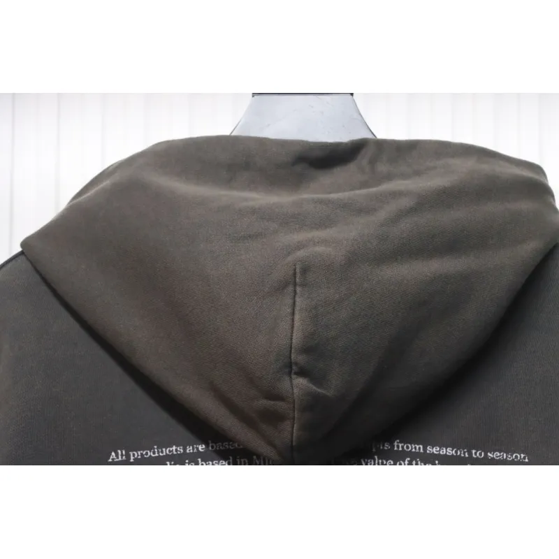 Off-White Graphic Print Cotton Drawstring Hoodie