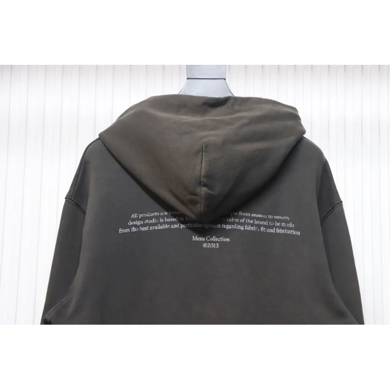 Off-White Graphic Print Cotton Drawstring Hoodie