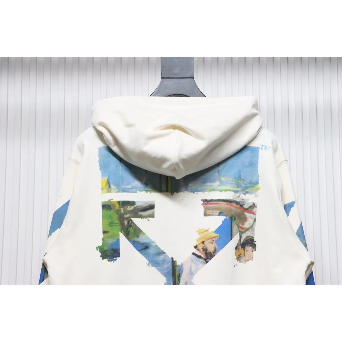 Off-White Pascal Arrow Zipped Hoodie White