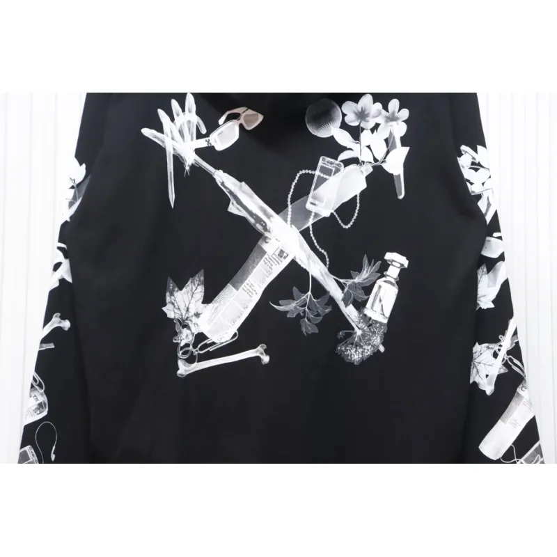 Off-White Scan Arr Hoodie Met Logo Backprint