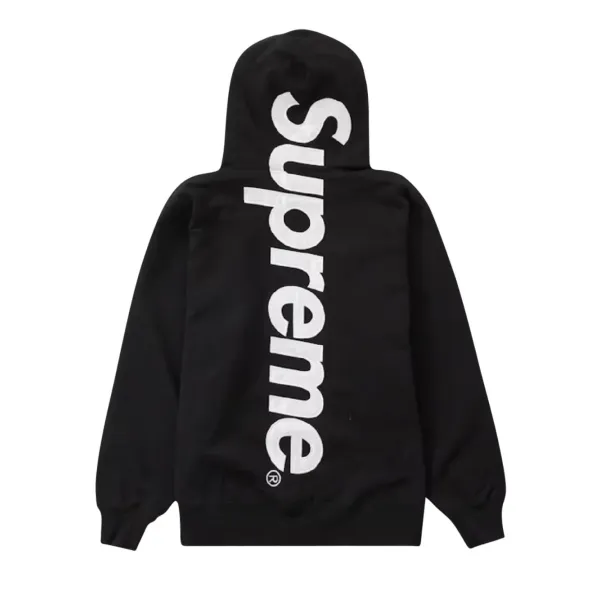 Supreme Satin Appliqué Tracksuit Black