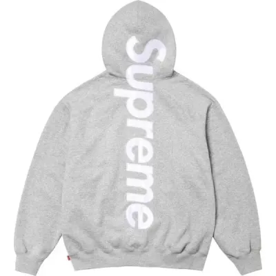 Supreme Satin Appliqué Tracksuit Grey 02
