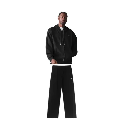 Alo Yoga Accolade Full Zip Hoodie Black + Alo Yoga Sports Pants 01