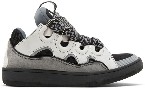 Lanvin Curb Sneakers White Anthracite