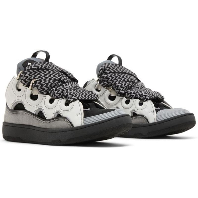 Lanvin Curb Sneakers White Anthracite