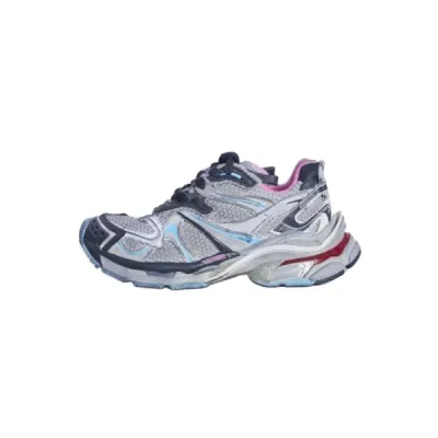 PK God Batch Balenciaga Runner Low Top Sneakers Pink Gray Blue 779064W3RXP1045 01