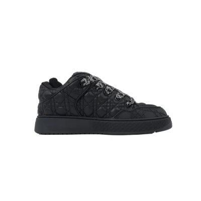 PK God Batch Dior B9S Skater Sneaker Black Quilted Cannage Calfskin 02