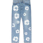 Denim Tears The Cotton Wreath Sweatshirt Royal Blue + DENIM TEARS THE COTTON WREATH JEAN LIGHT WASH