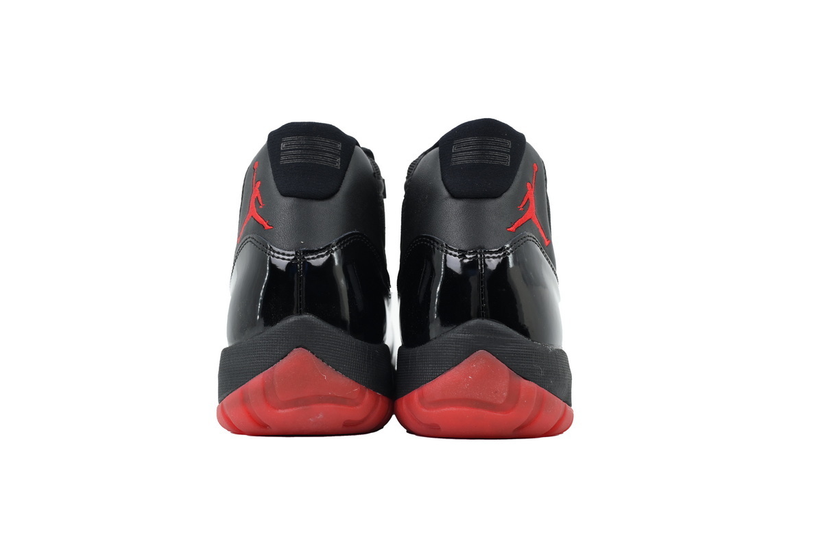 PK God Air Jordan 11 Retro New Black Red 378037-326