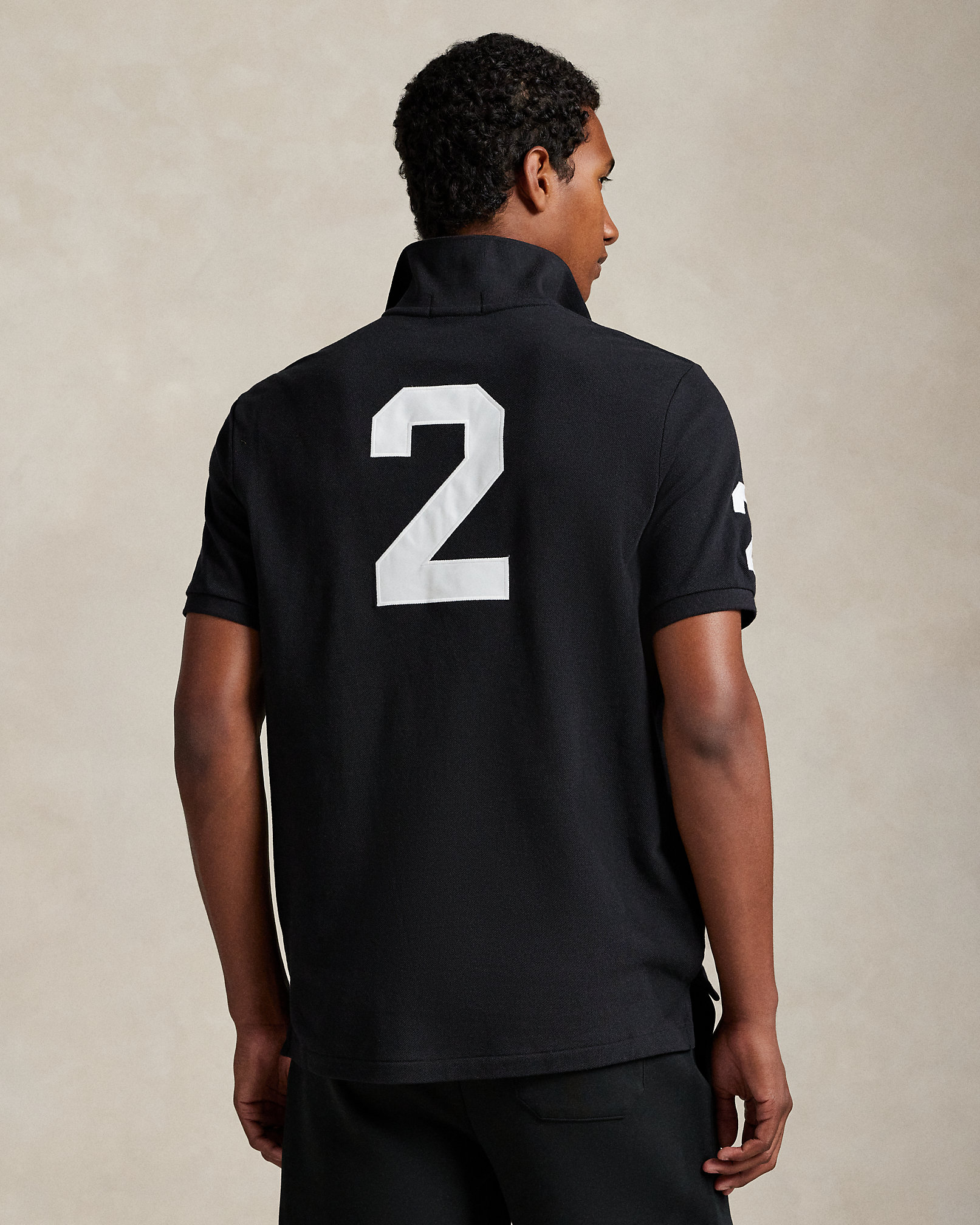 Polo Ralph Lauren Classic Fit New York Mesh Polo Shirt Black