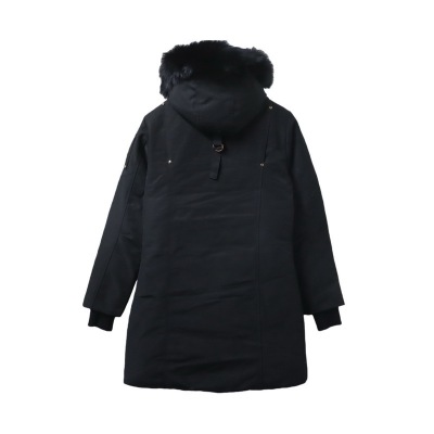  Moose knuckless  Gold Scissors Mid-Length Down Jacket  Black 02