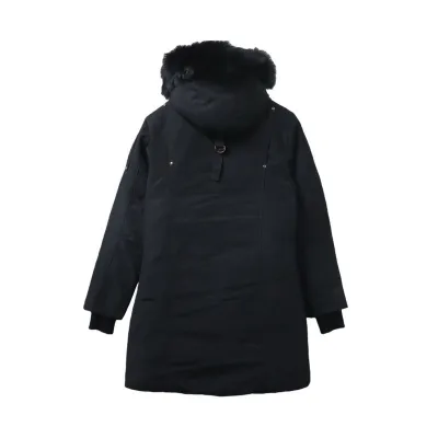  Moose knuckless  Gold Scissors Mid-Length Down Jacket  Black (NFC) 02