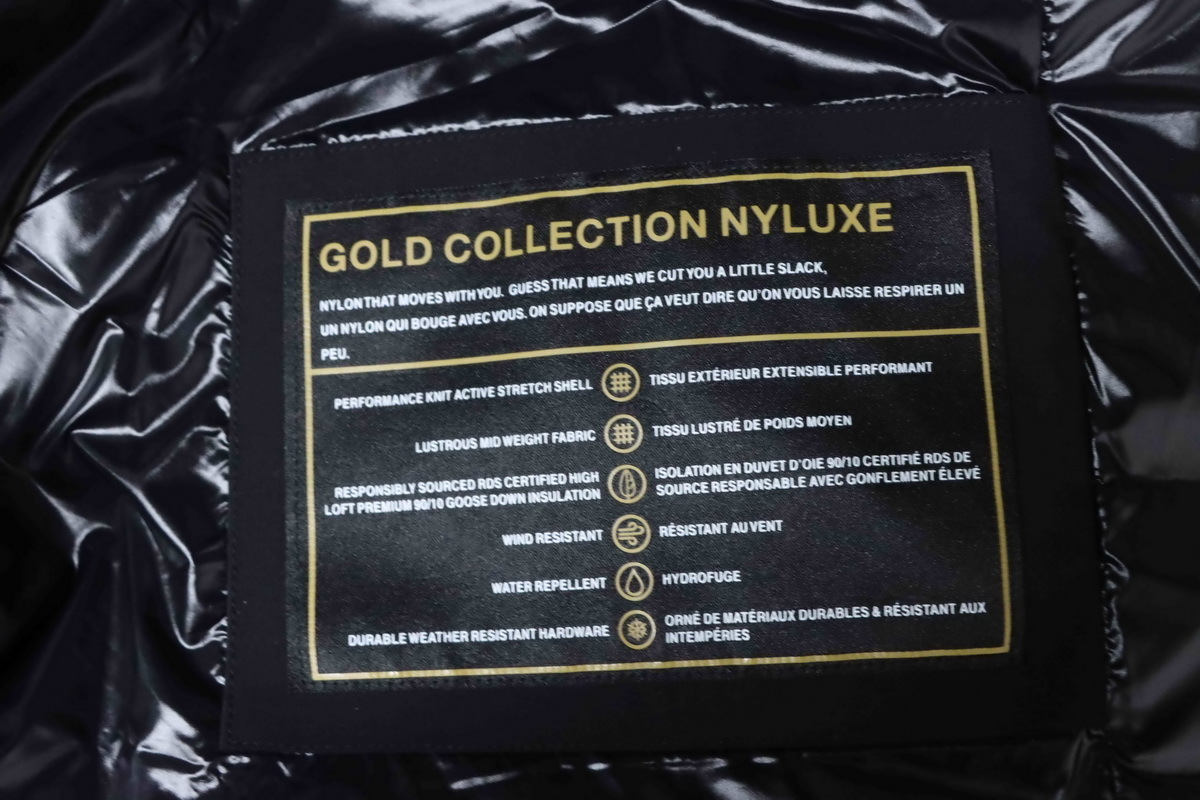 Moose knuckless Golden Scissors 2-in-1 Down Jacket Black