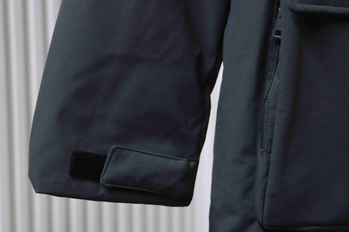  MLB  Second generation large fur collar workwear gray