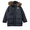  MLB  Second generation large fur collar workwear gray