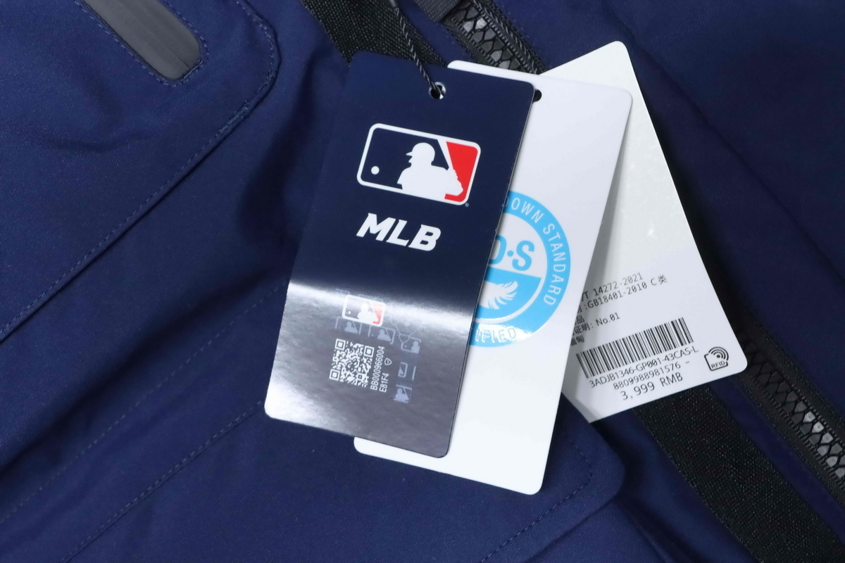  MLB  Second generation large fur collar workwear blue