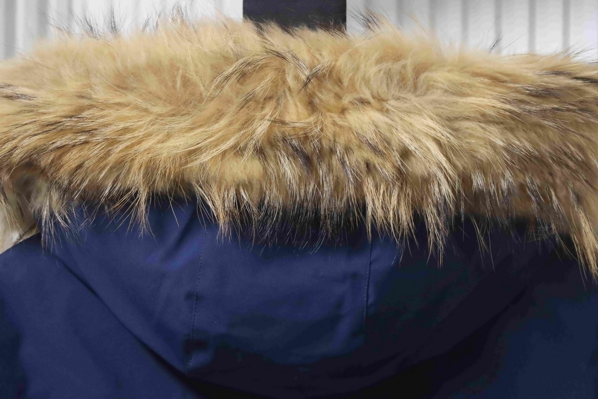  MLB  Second generation large fur collar workwear blue