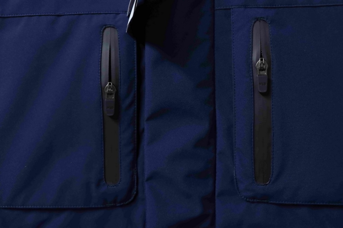  MLB  Second generation large fur collar workwear blue