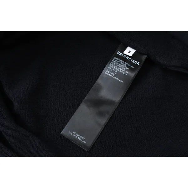 Balenciaga Tape Type Ripped Pocket Hoodie Oversized  YZ 0400018953488