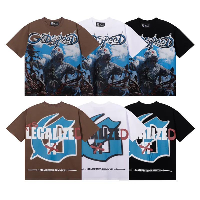 Godspeed Outdoor T-Shirt #7081 Brown/White/Black