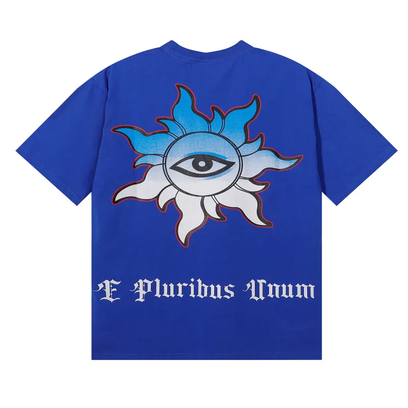 Godspeed Supercar Beach Road T-Shirt #7075 Blue/White/Black