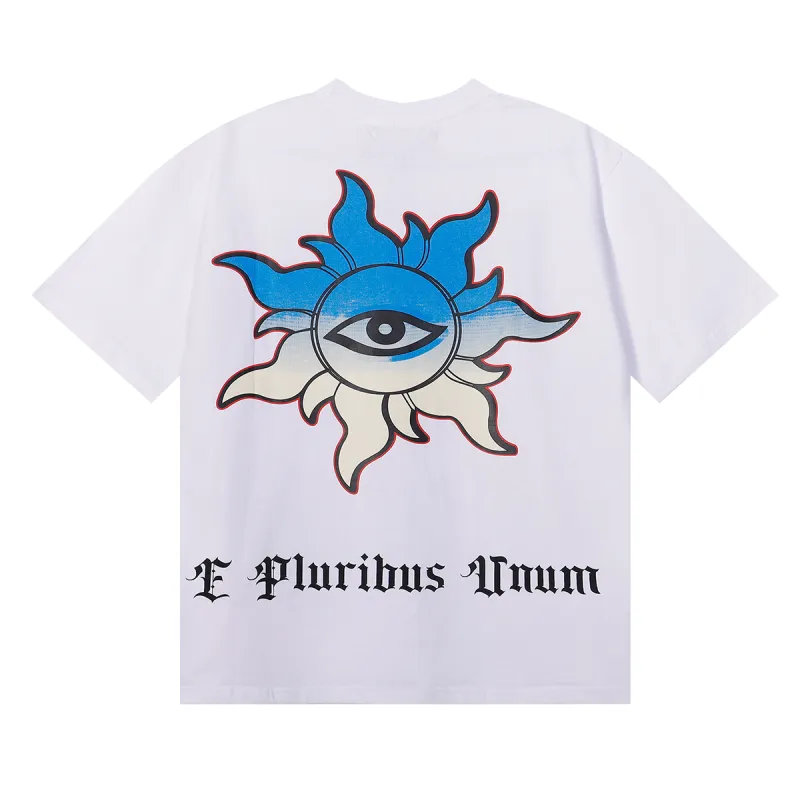 Godspeed Supercar Beach Road T-Shirt #7075 Blue/White/Black