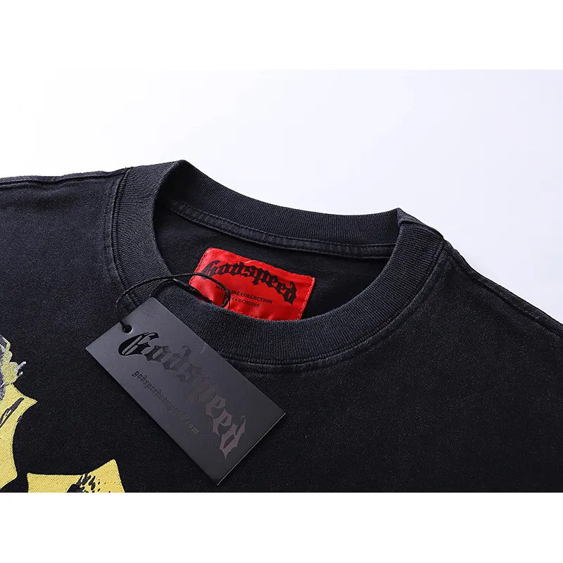 Godspeed Chrome Liberty T-Shirt #1015 Black Wash