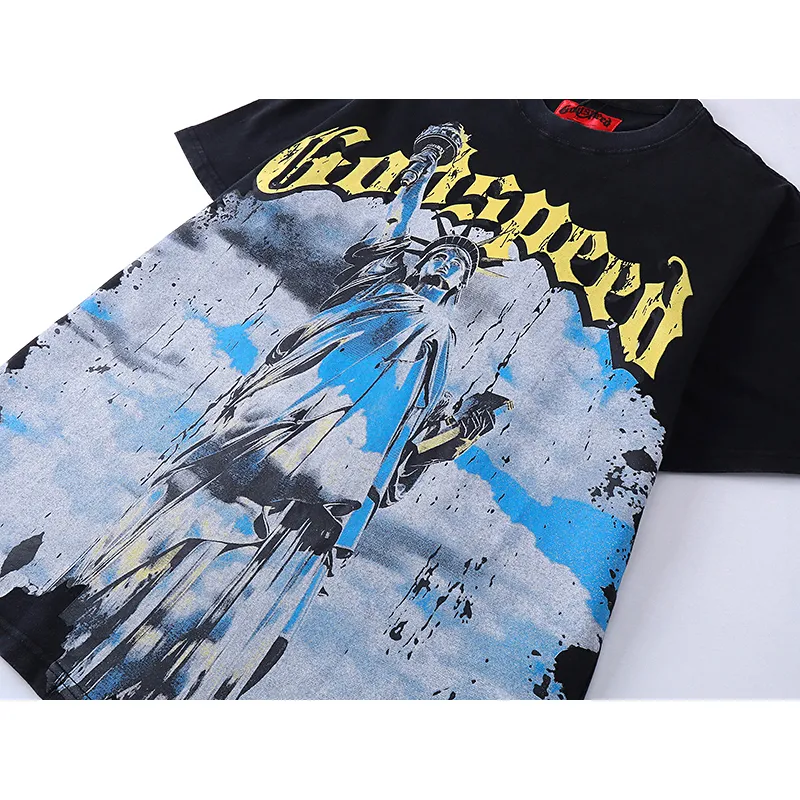 Godspeed Chrome Liberty T-Shirt #1015 Black Wash