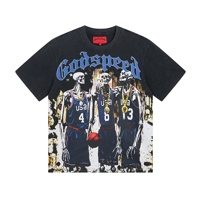 Godspeed Dream Team Tee #1023 Grey Wash 01