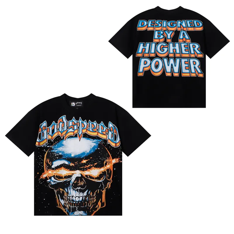 Godspeed Galaxsee T-shirt #7079 Apricot/Black Wash