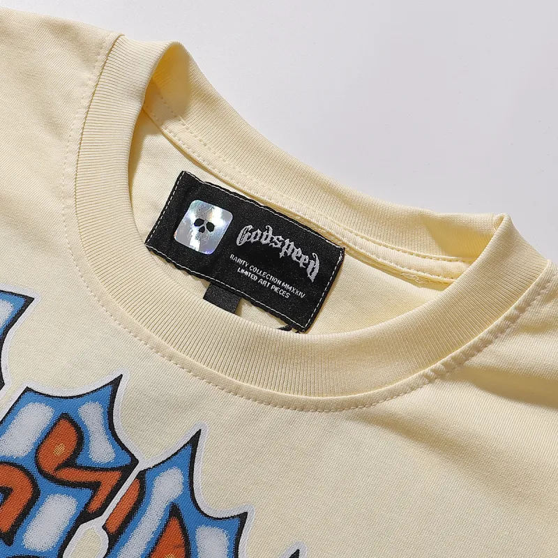 Godspeed Galaxsee T-shirt #7079 Apricot/Black Wash