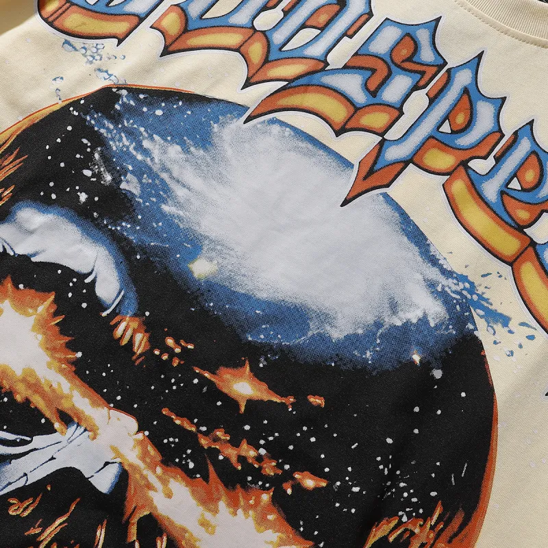 Godspeed Galaxsee T-shirt #7079 Apricot/Black Wash