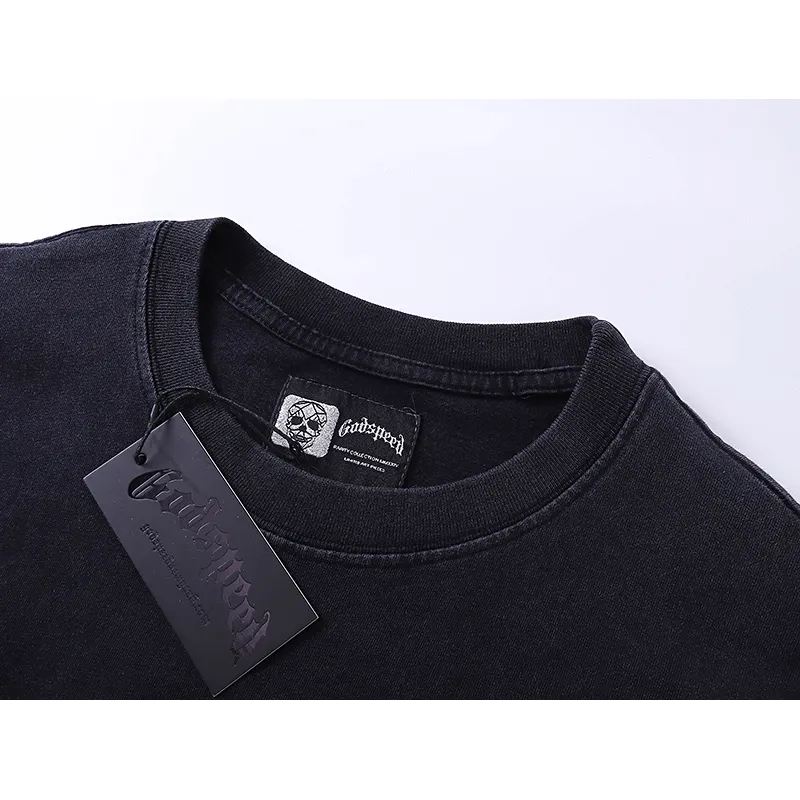Godspeed Goldie T-Shirt #1018 Black Washed