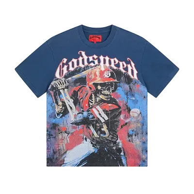 Godspeed Grandslam T-shirt #1017 Navy Wash 01