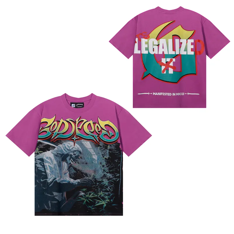 Godspeed Indoor Ice T-Shirt #7080 Purple/Yellow/Black