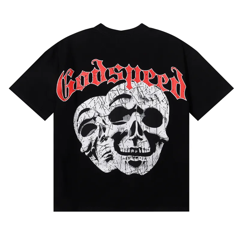 Godspeed Last Laugh T-shirt #7071 Black/White