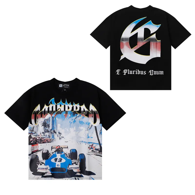 Godspeed Racing T-Shirt #7078 Blue/Black