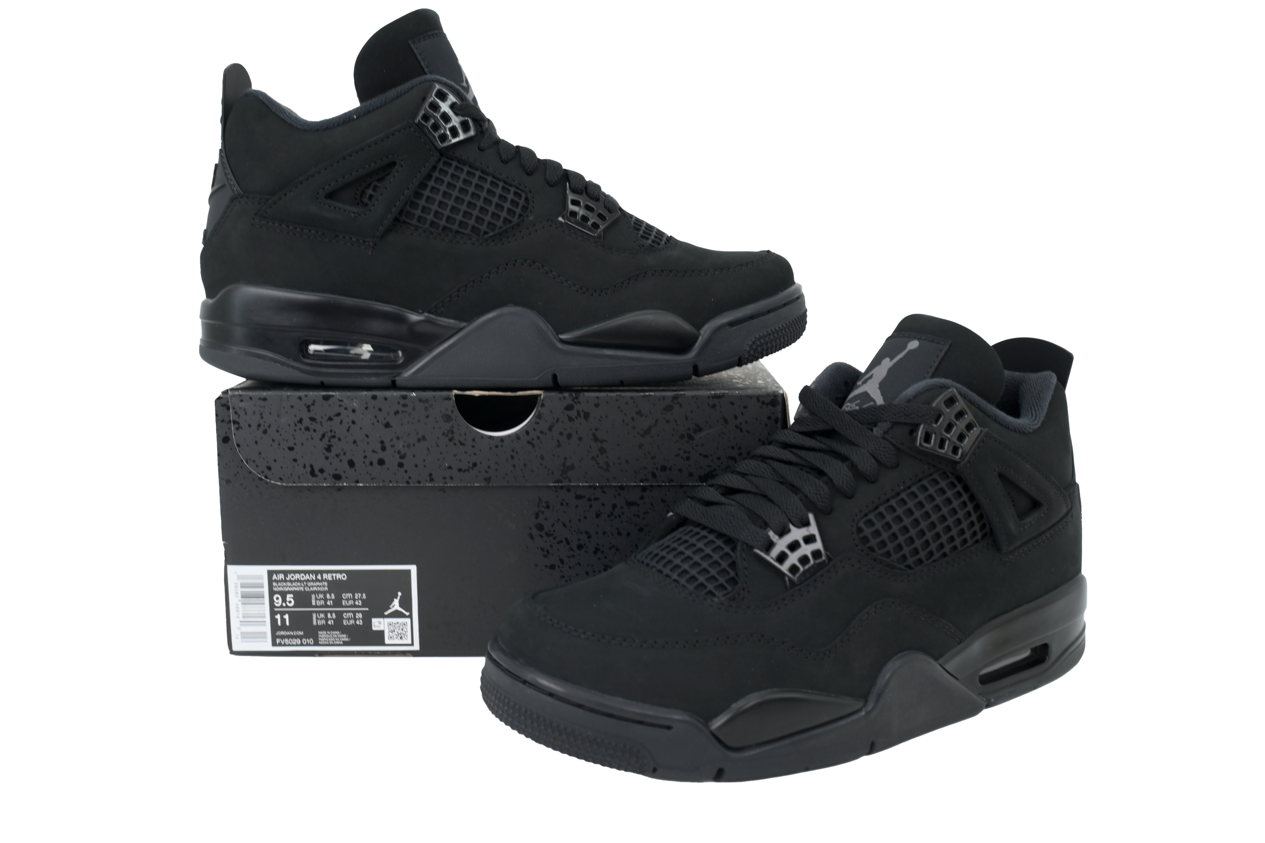 PK God Batch Air Jordan 4“Black Cat”  2025-FV5029-010 