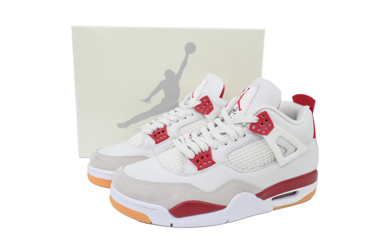 PK God Batch Nike SB x Air Jordan 4 Retro SP 'Varsity Red'    DR5415-106