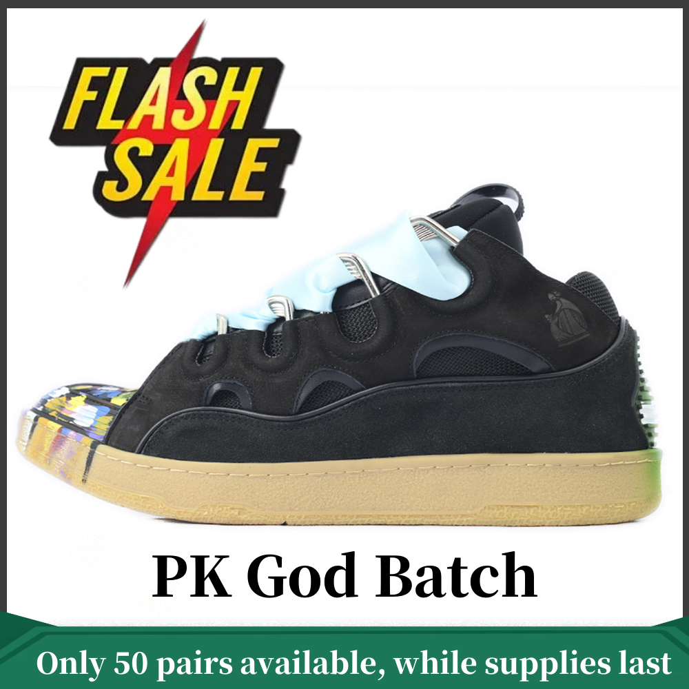 Lanvin Leather Curb Sneaker Gallery Dept