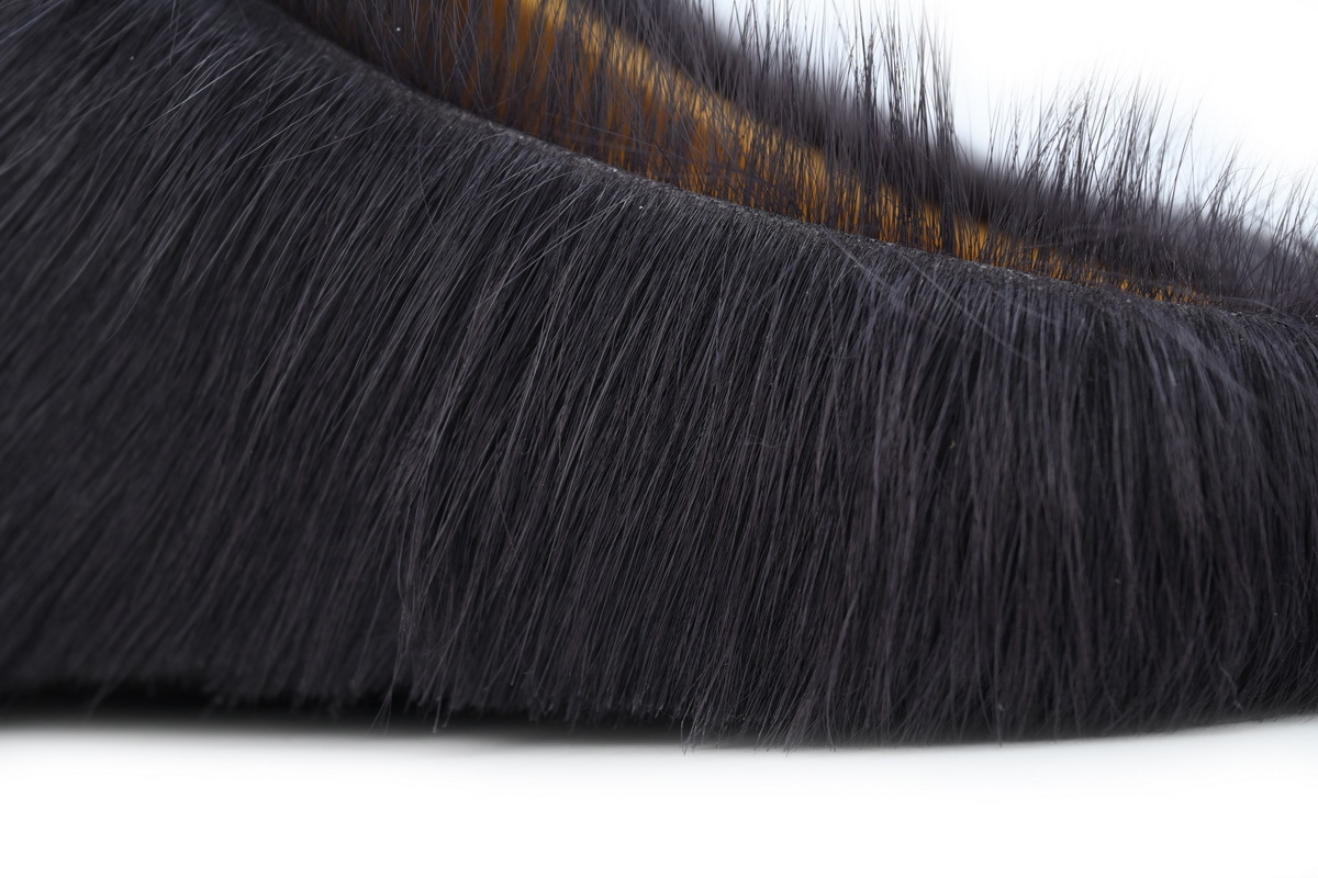 Marni Long hair Calfskin Fussbett Sabot Black SBMR000600P412200N99