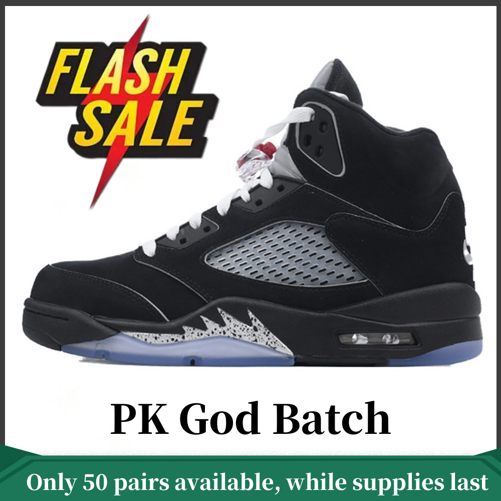 PK God Batch Air Jordan 5 Retro OG Black Metallic Reimagined HF3975-001