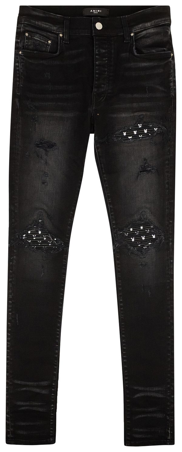 Amiri MX1 Leather Playboy Jean 'Black' PK1113
