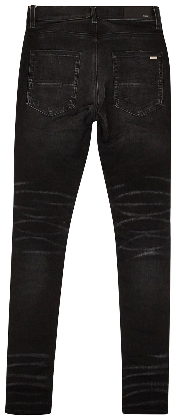 Amiri MX1 Leather Playboy Jean 'Black' PK1113
