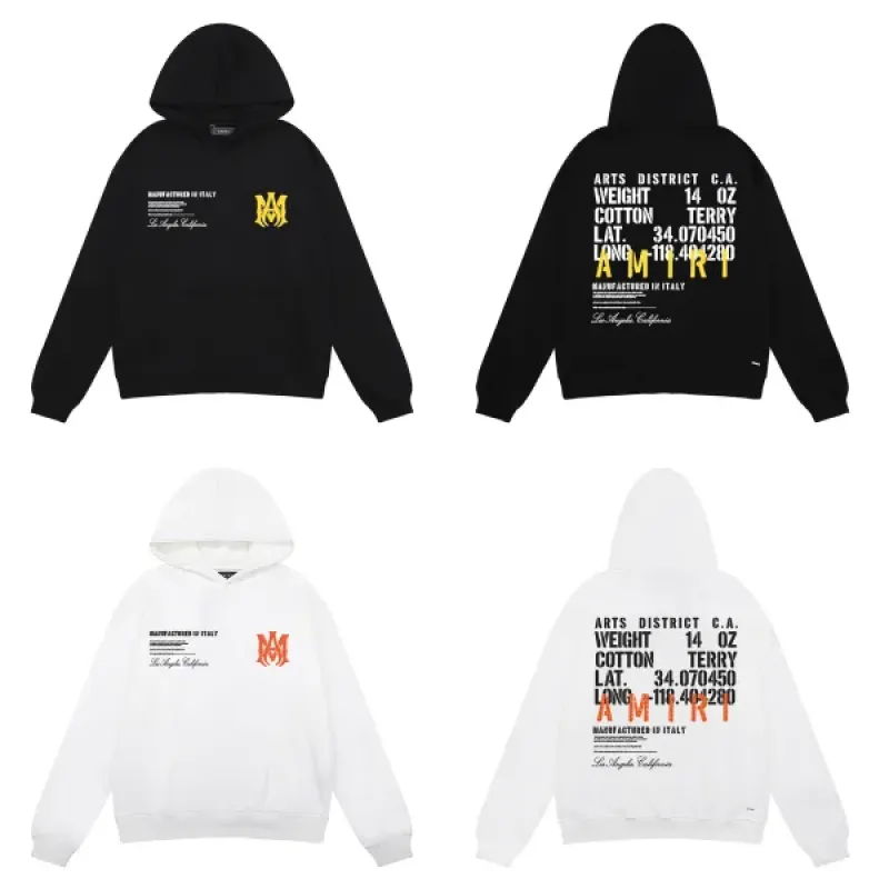 AMIRI Arts District Hoodie #9280 Black/White