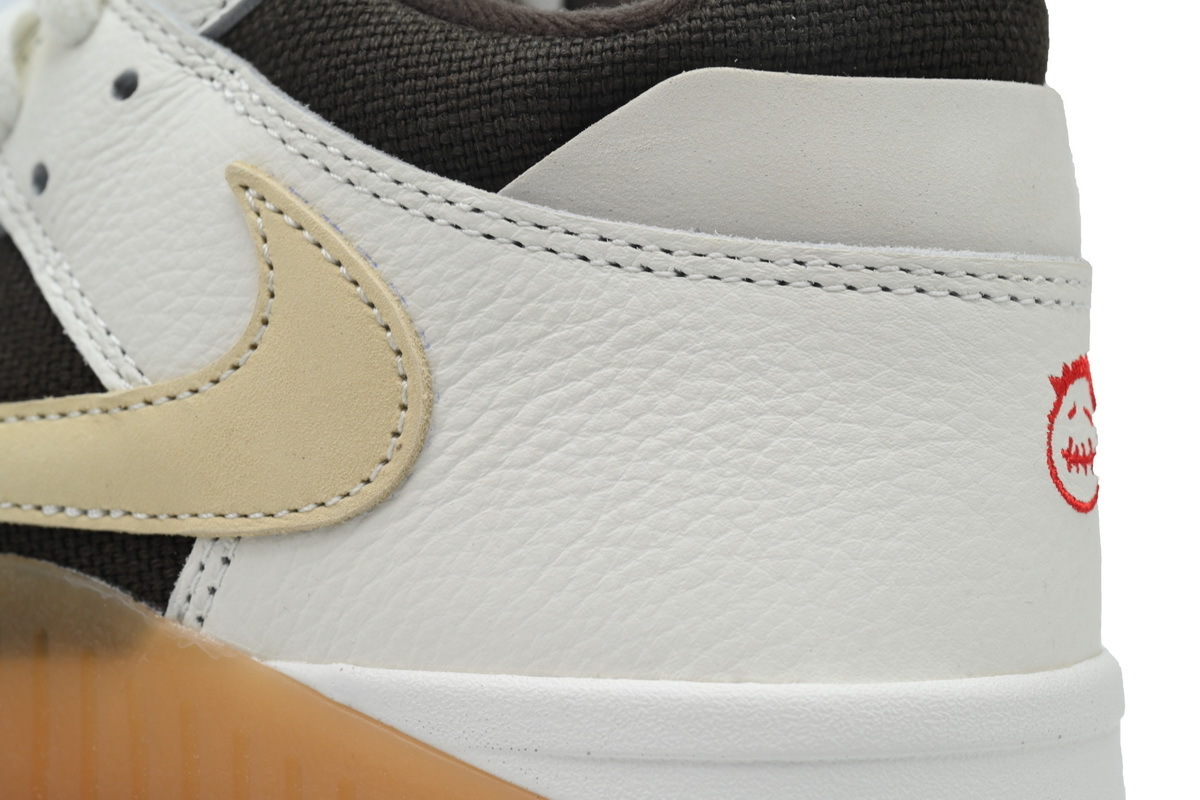 PK God Batch Jordan 2 Travis Scott x Jordan Cut The Check Nice Kicks White Brown FZ8117-100