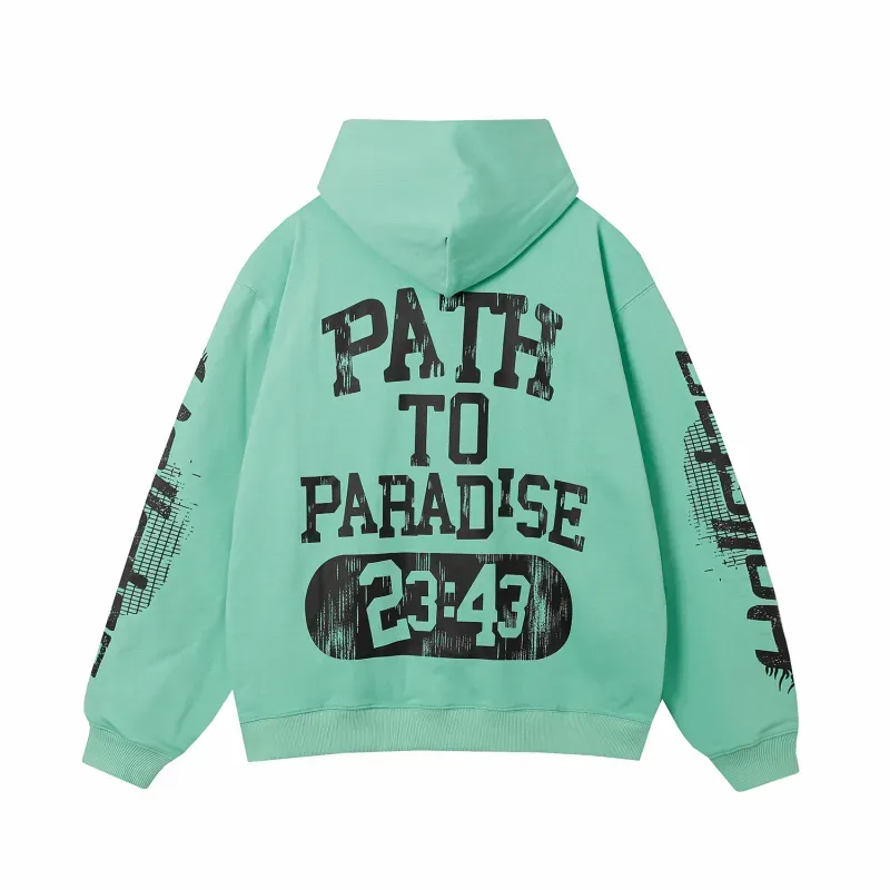 Hellstar Path To Paradise Hoodie #3098 Black/Green