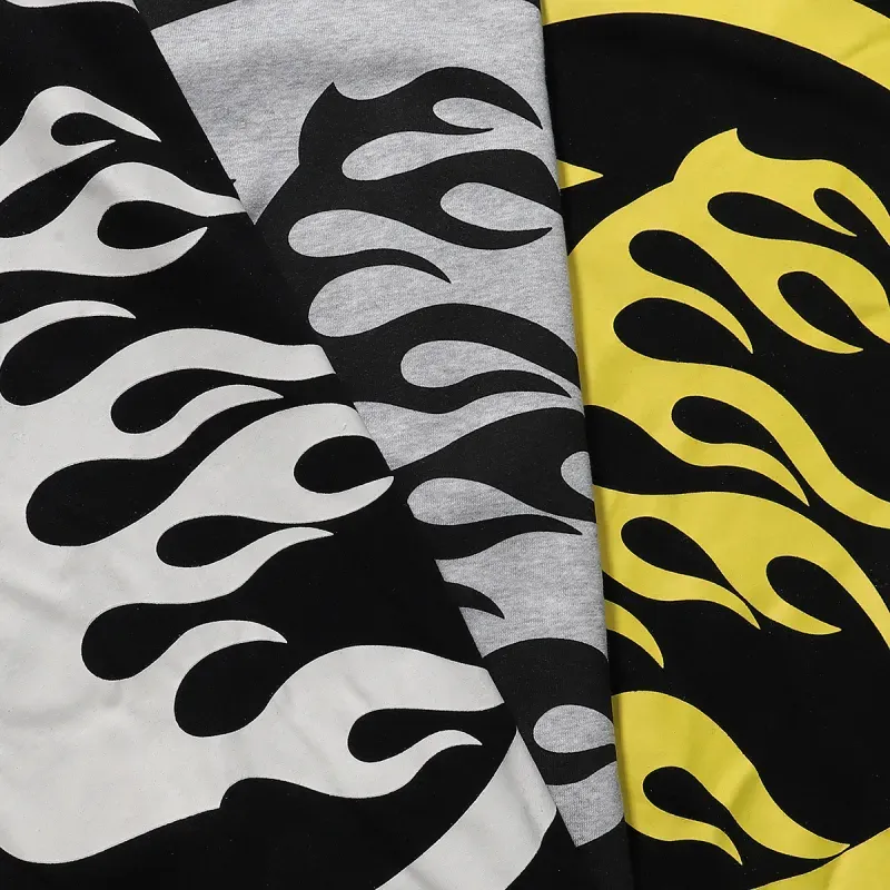 Hellstar Speed Hoodies #2230 Black White/Gray/Yellow