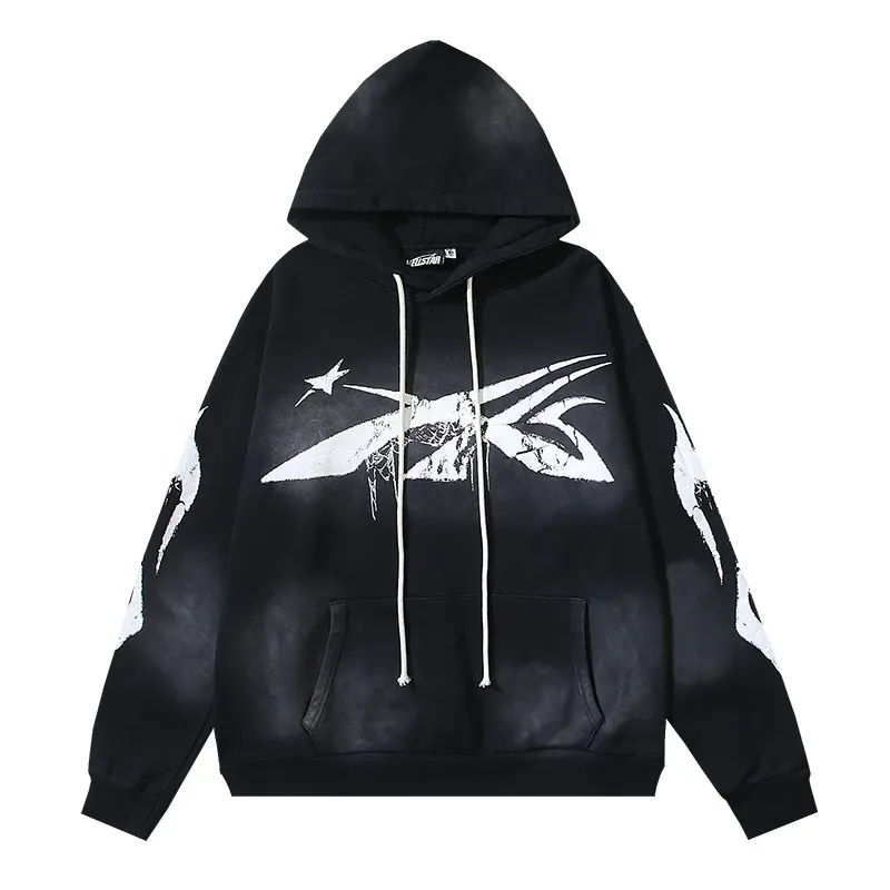 Hellstar Spiderweb Sport Black Hoodie #2039