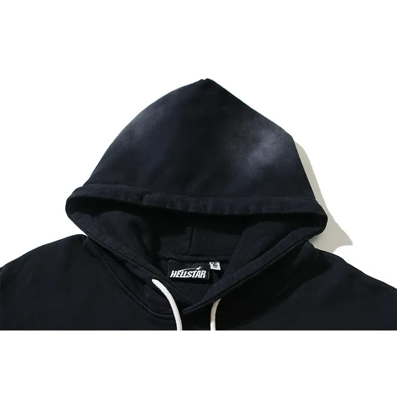 Hellstar Spiderweb Sport Black Hoodie #2039